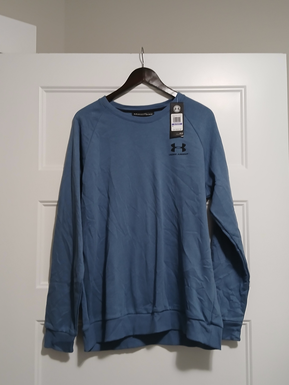 Under Armour Men's Blue Crewneck Sweatshirt Xl Nwt